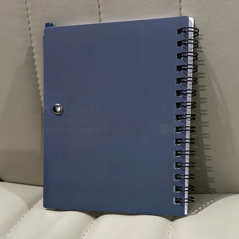 Bible Verse Notebook Trio & Pens Blessed Psalms Strong Philippians Capable Mark
